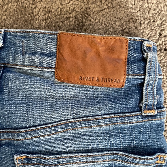 River & Thread Button down Flare Jean - Picture 3 of 6